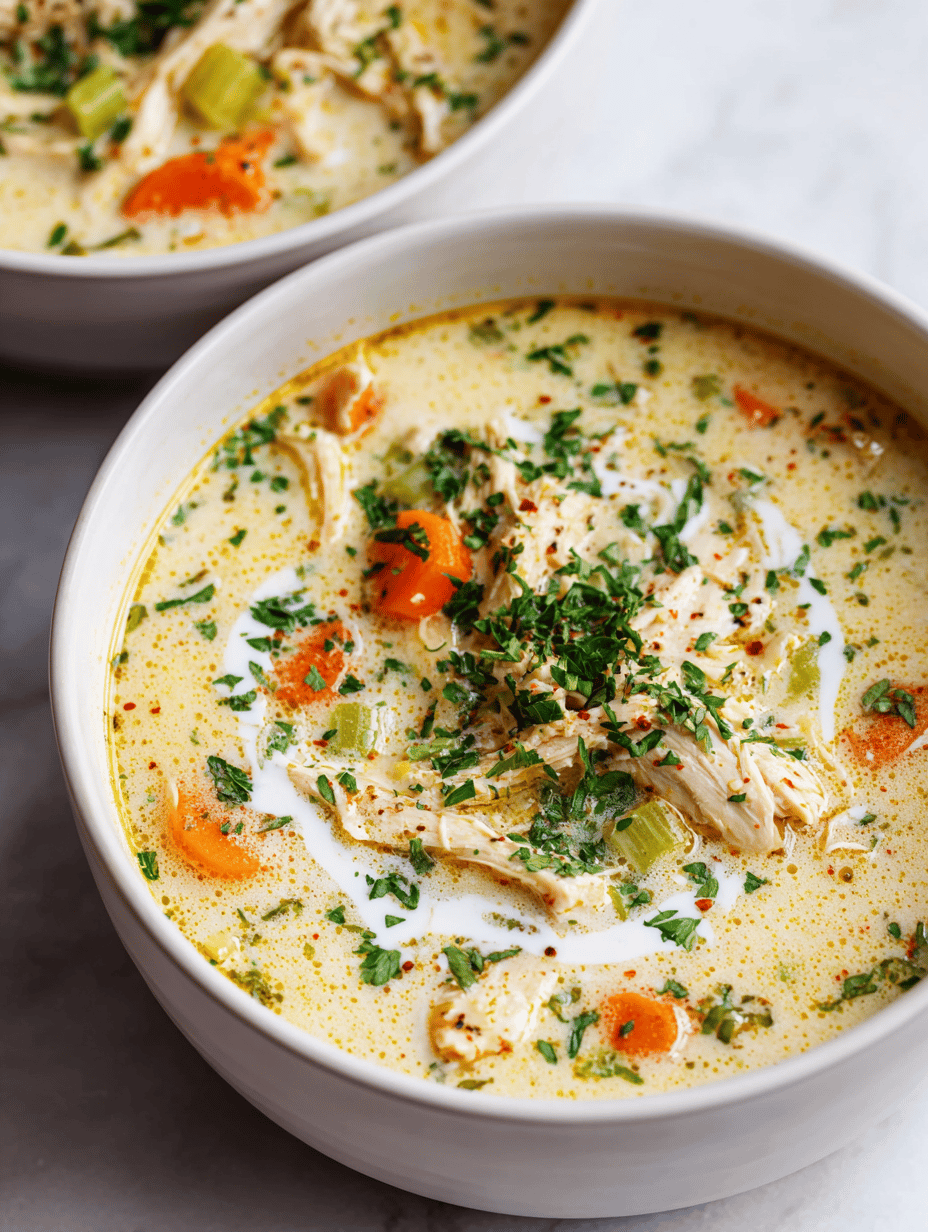 Creamy Chicken Soup: A Cozy Bowl with a Twist