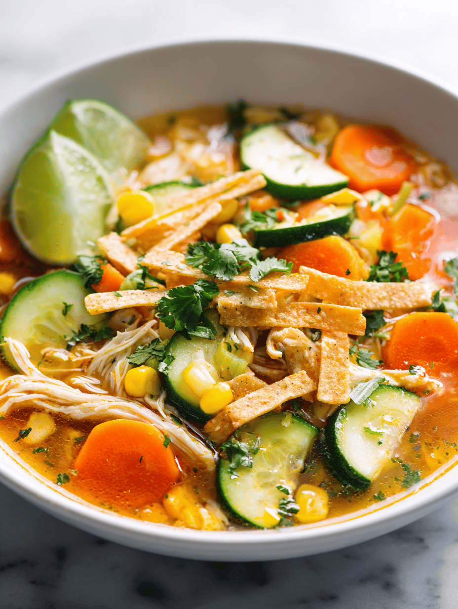 Mexican chicken soup recipe