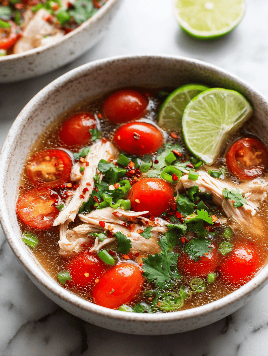 Thai chicken soup recipe