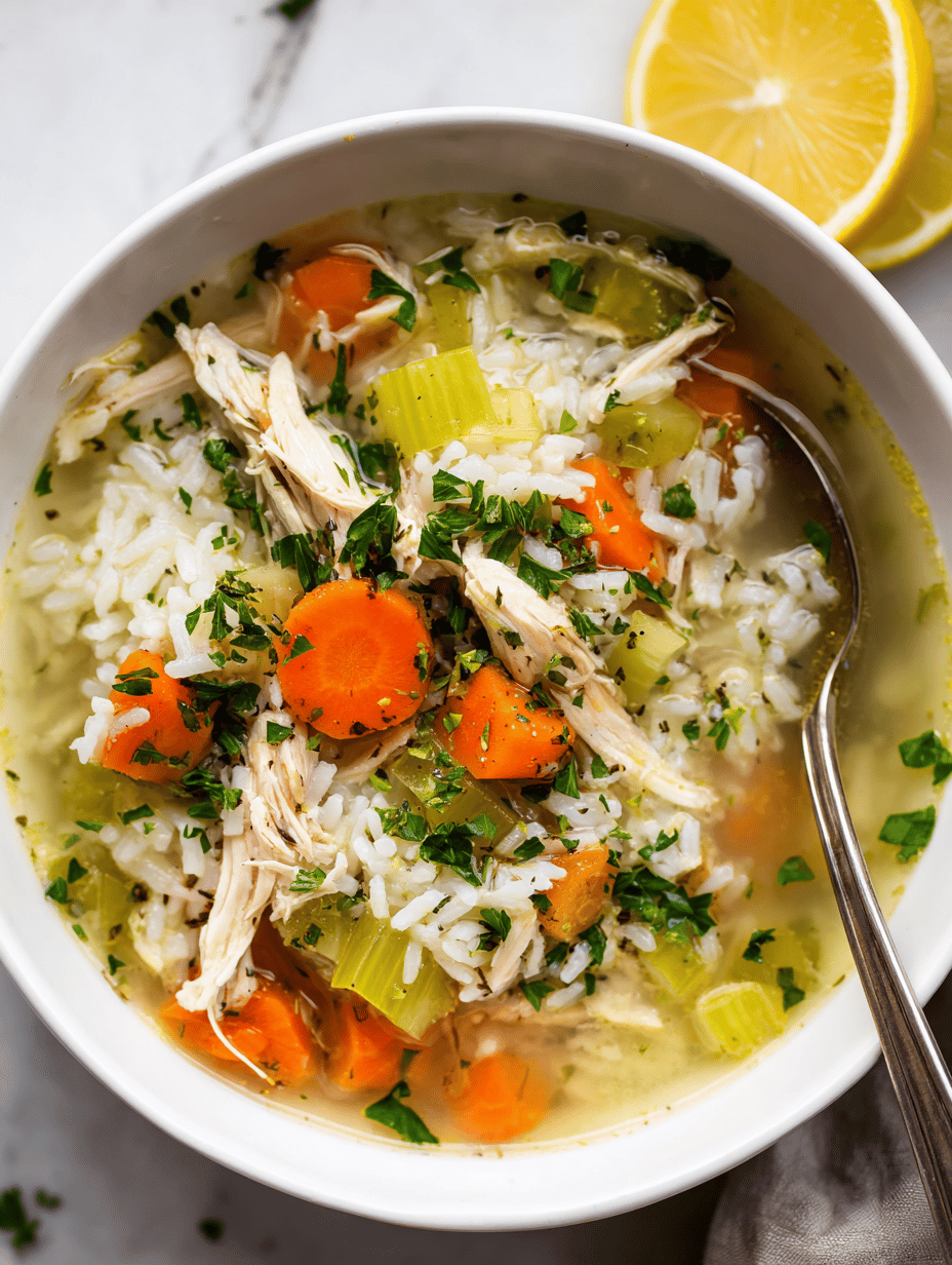 chicken and rice soup recipe